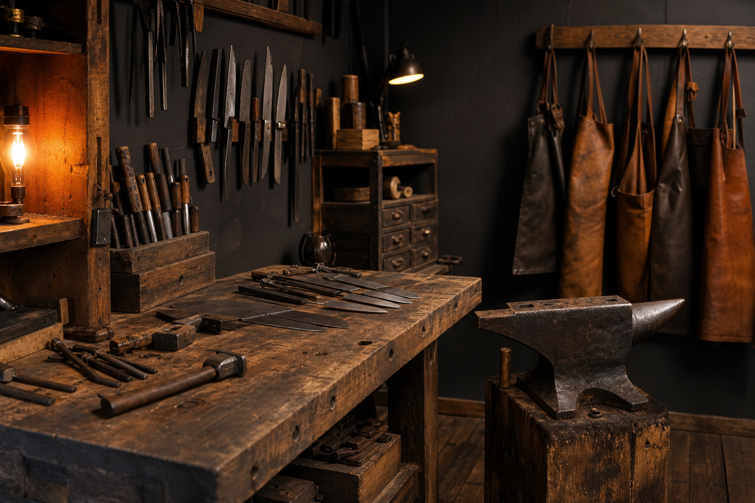 Knowles Knives workshop near Randburg